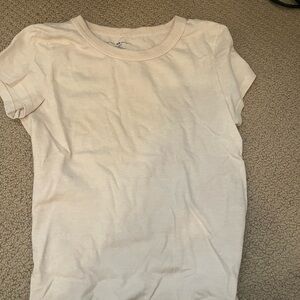 Brandy Melville Cream T-Shirt